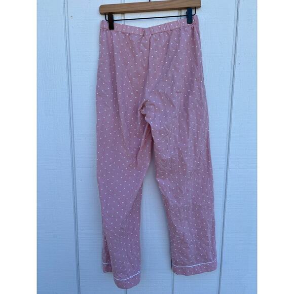 Haven Well Within Pink Button Down Pajamas, Swiss Dot, Poplin, Sz XS - Picture 5 of 6